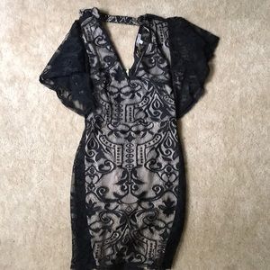 High neck dress